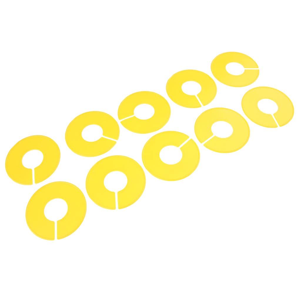 Lot de 110 intercalaires ronds en 11 couleurs, faciles à écrire et à installer, essentiels pour l'organisation de placard