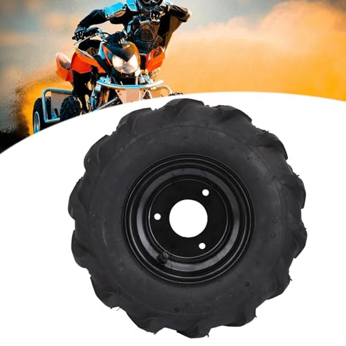 Kit di Pneumatici Go-Kart 13x5.00-6 pieni, per trattorini da Giardino con Cerchi da 6 Pollici, Adatti Anche per ATV, Go-Kart e Mini-Moto. Spediti sgonfi.