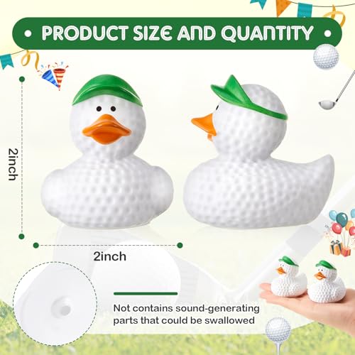 Deekin 24 Pcs Golf Rubber Ducks