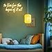 Xixkilly To Live For The Hope Of It All Neon Sign Letter Neon Light Warm White Led Neon Signs for Calssroom Hospital Bedroom Decoration