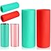 EUWBSSR 2Pcs Silicone Wraps Sublimacja Tumblers Rękaw dla 20oz Skinny Tumblers Wielokrotnego użytku silikonowy tumbler do pełnego owijania Tumbler Blank w piecu konwekcyjnym Silicone Tumbler Wrap