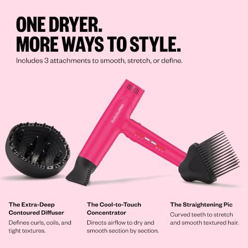 Image of BaBylissPRO Nano Titanium Professional Nano Light Ionic Dual-Voltage Lightweight Hair Dryer