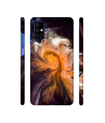 Image of Amazon Brand - Solimo Plastic Designer Galaxy 3D Printed Hard Back Case Mobile Cover for Samsung Galaxy M51 (Multicolor)