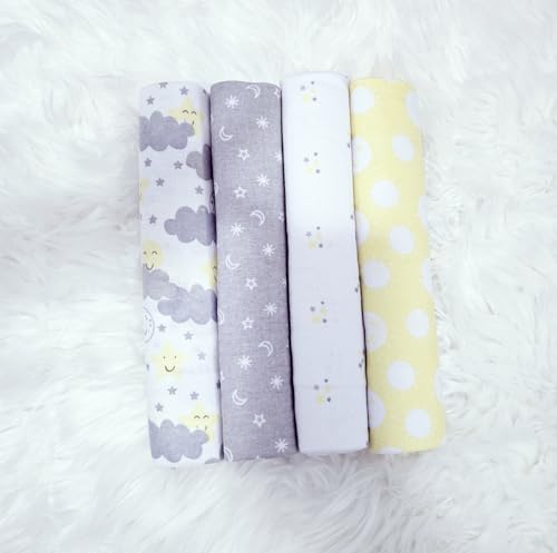 4-Pack Receiving Blanket (Color-9)