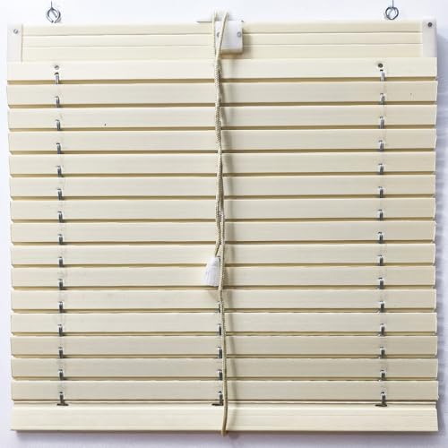 Miniatura 2 de Persiana Alicantina Enrolable Color Marfil De Pvc A Medida Pertoni Tende Ancho 70cm X 120cm Largo
