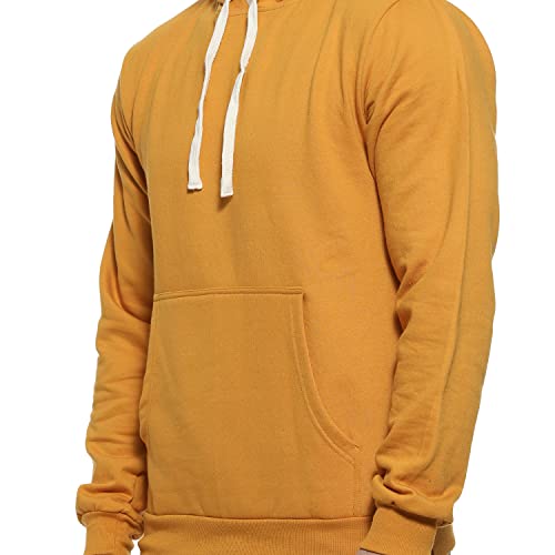 Image of Campus Sutra Men Cotton Regular Fit Hooded Sweatshirt