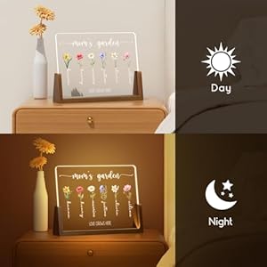 Valentines gifts for mom grandma personalized mothers day gifts customized birth month flower with names personalized grandma birthday gift mom gifts mama gifts nana gifts  urban country home decor