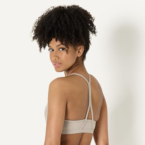 Image of Amazon Essentials Women's Active FormFlex Buttery Soft Light Support Y-Back Thin Strap Moisture Wicking Yoga Sports Bra