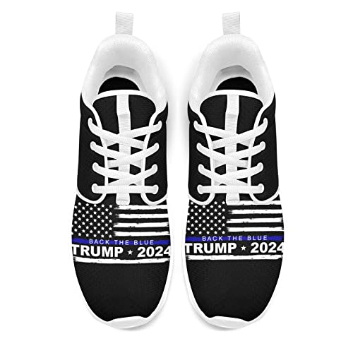Pitovozu American Flag Trump 2024 Sneaker Women Athletic Shoes Personalited Running Shoes Comfortable Sports Sneaker2