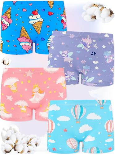 Girls Underwear,Soft Cotton Tagless Panties for Toddlers' & Little Kids' Comfort,Breathable Briefs,6-Pack2