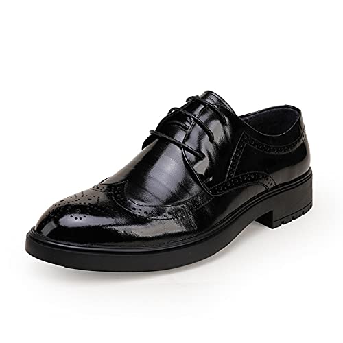 Zapatos formales para hombres que buscan comodidad total y estilo elegante de punta redonda