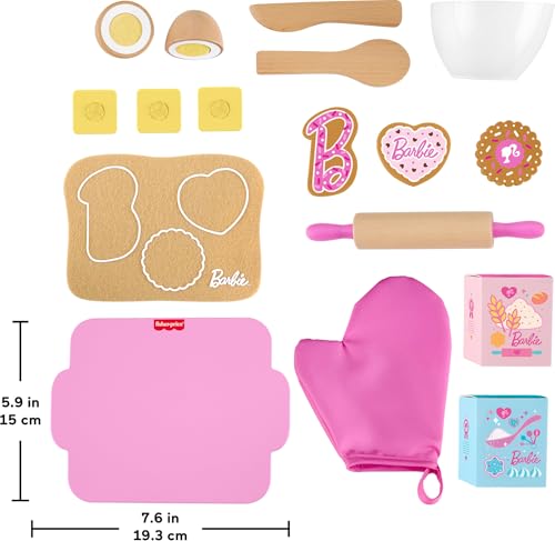 Fisher-Price Wood Barbie Cookie Baking Set - image 5