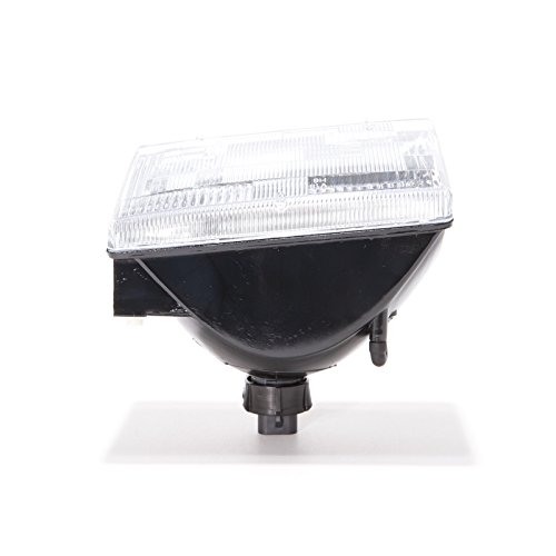 Headlightsdepot Headlight Compatible With 1993-1998 Jeep Grand Cherokee Chrome Housing Halogen Right Passenger Side Headlamp Assembly #TOP4