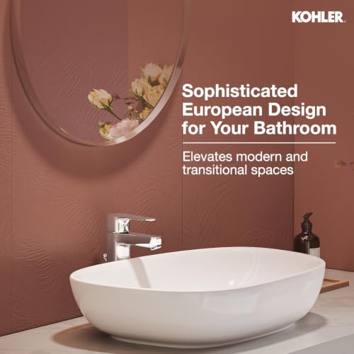 Image of KOHLER July 29928IN-4ND-CP Comfort Height Single Contral Lav Faucet Without Drain