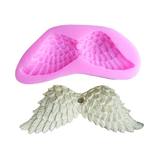 Cestony Lot De 2 Moules En Silicone En Forme D'ailes D'ange Pour