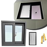 Conception coulissante en douceur: la fenêtre coulissante horizontale s'ouvre facilement sur des rails intégrés, ce qui la rend idéale pour les zones avec un espace vertical limité, comme les sous-sols ou les hangars