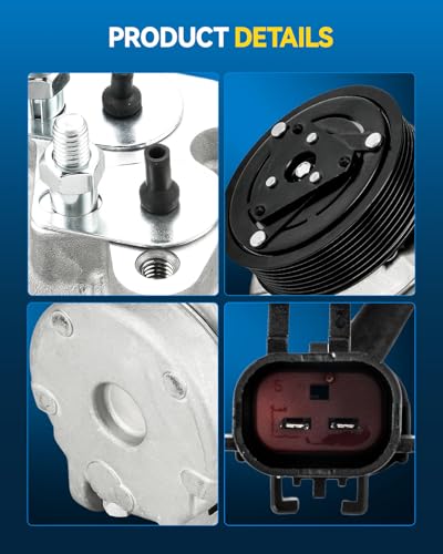 Image of PHILTOP 815608 NEW Air Conditioner AC Compressor with Clutch for 3500 2010