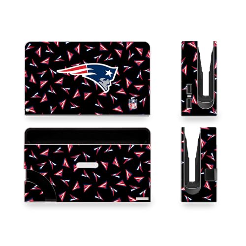Autocollant de jeu Nintendo Switch OLED protection vinyle NFL géométrique Patriots