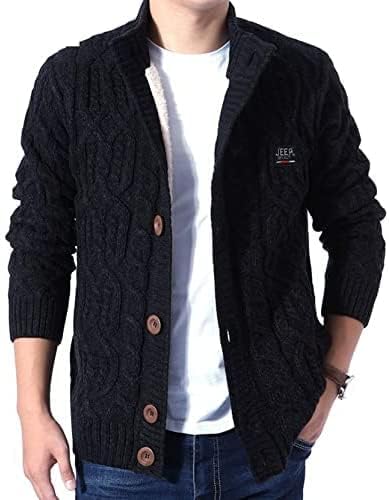 Amazon カーディガン メンズ ジャケット アウター ニット セーター 無地 ケーブル編み 長袖 厚手 コンフォート ゆったり 前開き 大人 通勤 オーバーサイズ 代 30代 40代 お洒落 防寒 男性用 カーディガン 通販