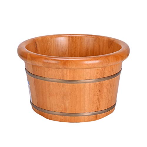 Bañera de pies de madera de roble para spa