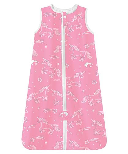 Image of TotAha Toddler Sleep Sack 2T-3T-4T, 0.5 & 1.0 TOG Wearable Blanket