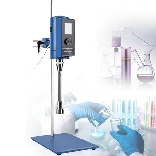 Digitaler Mixer mit hoher Schere, 500 W Leistung, Drehzahlbereich 2000–28000 U/min für Labor-Emulgierung und Homogenisierung