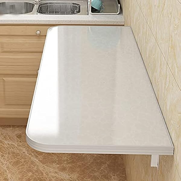 Duurzame opvouwbare neerklapbare wandtafel, ruimtebesparende opklapbare wandtafel, multifunctioneel neerklapbaar bureau, moderne en minimalistische wandgemonteerde bartafels (120x50cm/47x20in) (120x40
