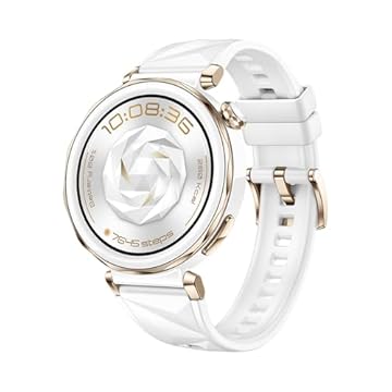 Smartwatch, HUAWEI Watch GT 5 Pro 42mm, Cerâmica e Titânio, Monitoramento Esportivo Profissional, Mapas de Campos de Golfe, Até 2 Semanas de Bateria, Compatível Com iOS e Android, Branco