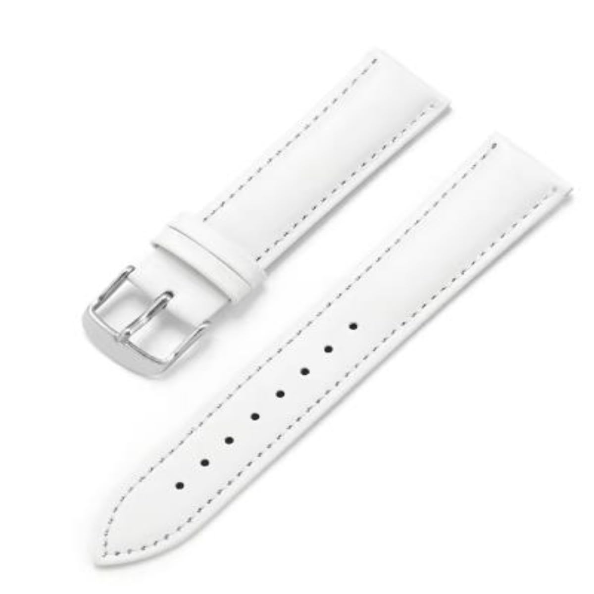 Panda Bobo for Reflex Active Series 3 Fine Calf Leather Watch Strap Watch Band Replacement (White Stitch)