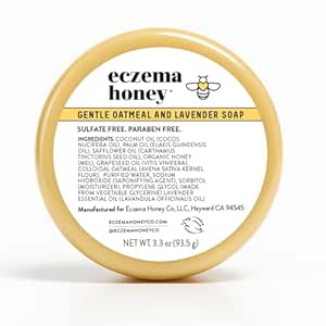 ECZEMA HONEY Gentle Oatmeal and Lavender Soap - Natural Eczema Body Wash