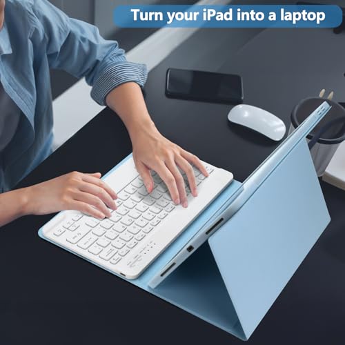 Funda para iPad Air 13 con teclado y soporte para lápiz M3 M2 7