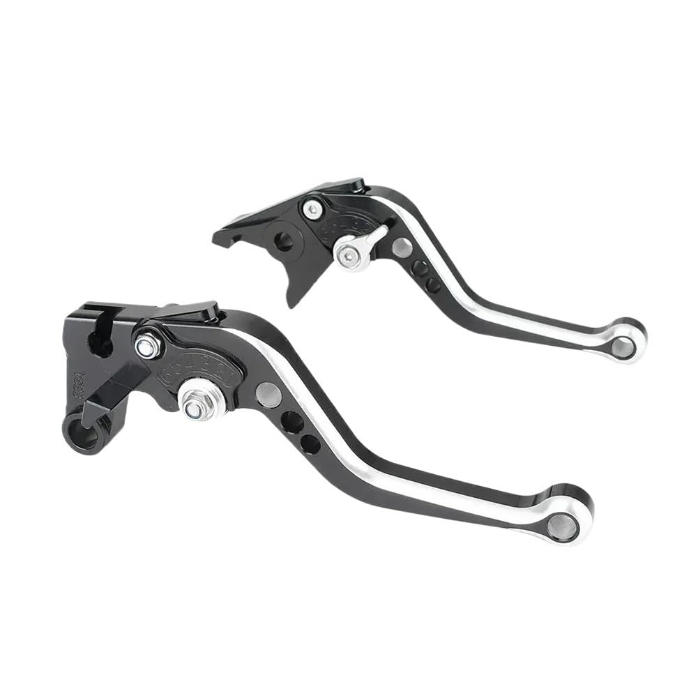 Nhgfdfs Black Chrome Motorcycle Clutch Brake Lever Short Motorcycle 7/8" 22Mm Adjustable Brake Clutch Levers For Ya&Maha Yzf R1/R6 Fz1 R6s