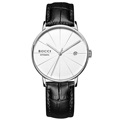 Image of Automatic Watch for Men, Japanese Automatic Mechanical Movement, Sapphire Crystal, Date Display, 50M Water Resistant, 40mm Minimalist Dress Watch