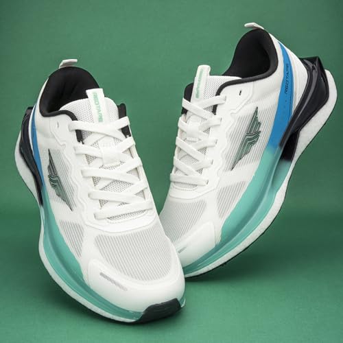Image of Red Tape Men's Sport Shoes White Aqua Mesh Round Toe Lace-Up