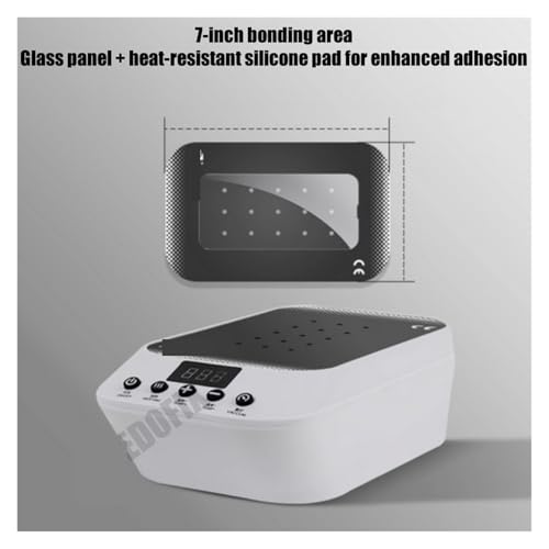 Separador de pantalla de 7 pulgadas Mtriangle con placa de metal 3