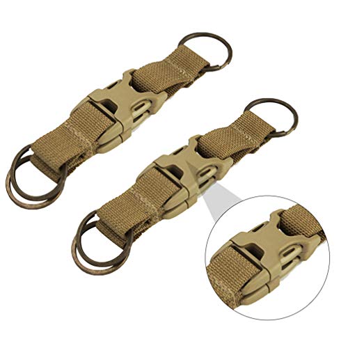 BESPORTBLE 2 Fivelas de LiberaÃ§Ã£o Lateral RÃ¡pida para Correias de Mochila Tiras de Embalagem Five