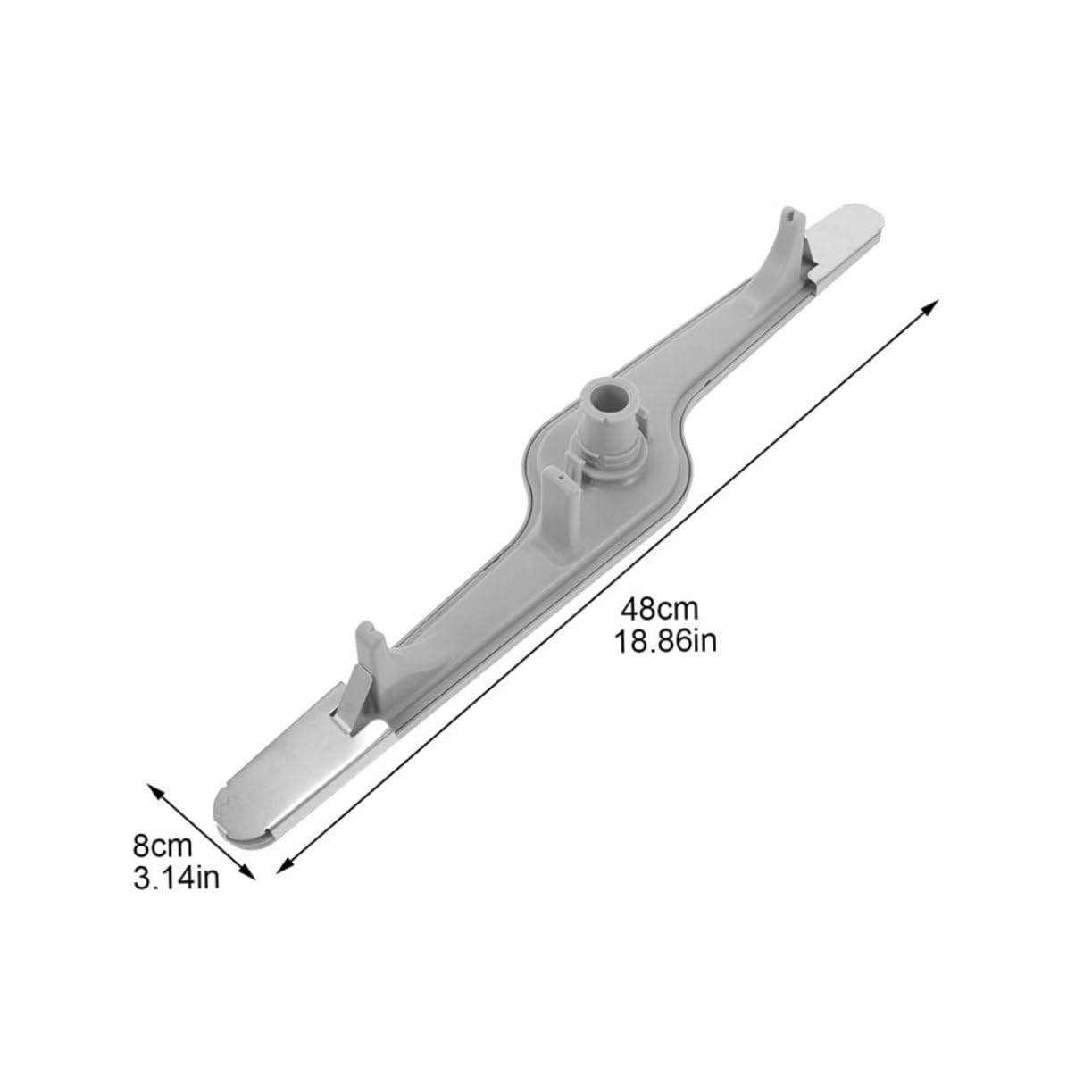 KICHOUSE Dishwasher Spray Arm 2pcs Set Lower Wash Arm Replacement for 5304517203 User-friendly Design Cost