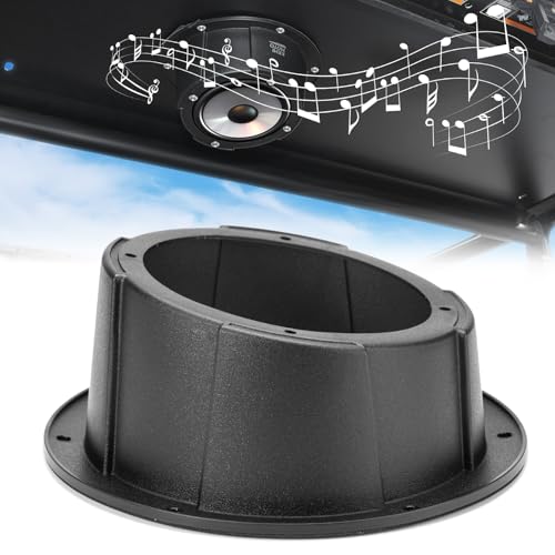 KEMIMOTO 6.5 Inch Angled Speaker Enclosures Pod, 1PCS Universal Speaker Pod for 6.5