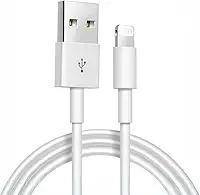 Cabo USB Compativel Com Iphone Reforçado 2 Metros, Compatível com iPhone 6 7 8 X Xs 11 Se 12 Xr 13 14 Pro Max Carregamento Rapido e Transferência de Dados