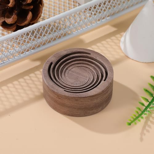 Difusor aromático eléctrico de madera para auto y hogar miniatura 3