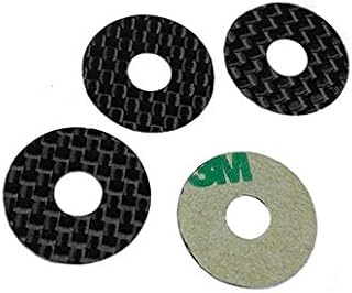 1 UP 10404 adhesive back Carbon Fiber Body Washers 1 inch OD 0.3 inch ID