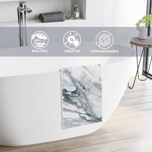 Badewannenmatte rutschfest Duschmatte 40x100cm: Weich Komfort antirutschmatte badewanne mit Ablauflöchern, PVC-Luffa Massage Badematte für Badewanne,Dusch und Nassbereiche