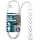 Philips 6 Outlet Surge Protector Power Strip, Designer Braided Power Cord, 4 Ft Power Cord, Flat Plug Extension Cord, Perfect