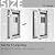 MAVRICFLEX Heavy Duty Dog Door for X-Large Dogs Up to 220LBS, Aluminum Frame Dog Door with Double Sliding Panel and 2 Soft Flaps, Easy to Install, Extra-Large, Matte Silver