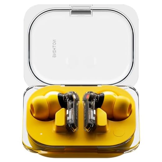 Nothing Ear (a) ecouteurs Bluetooth sans Fil avec Intégration de ChatGPT, Réduction Active du Bruit, Algorithme Bass Enhance et Jusqu’à 42,5 Heures d’écoute - Jaune