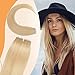 Produktbild 40cm Tape in Extensions Echthaar Remy Human Hair Haarverdichtung Haarverlängerung glatt 50g 20 stück X 4cm #24 natürliche Blond