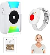 Senioren Notruf ChunHee Notrufarmband für Senioren, Tragbarer Hausnotruf Intern 45M/150Ft Entfern...