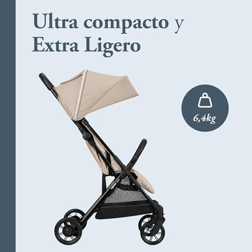 Miniatura 4 de Inglesina Silla de Paseo ligera Quid², hasta 22 kg, Compacta y Ligera, Ideal para Avión, Alpaca Beige