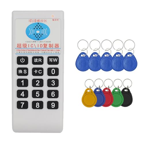 Mauedest Leitor e gravador de cartões RFID NFC IC 5XUID/T5577 Duplicador de 125 KHz-13,56 MHz leitor de cartões inteligentes RFID duplicador de identificação IC