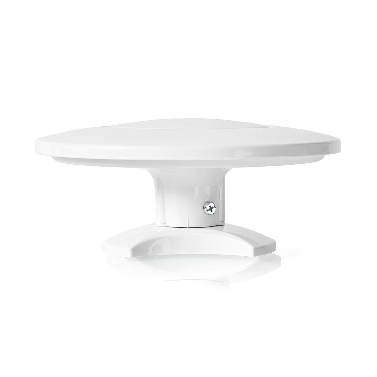 NEDIS - Antenna HDTV - Guadagno 46dB - FM/VHF/UHF - Portata 50 km - per esterni - Bianco ANOR5003BK700, compatta